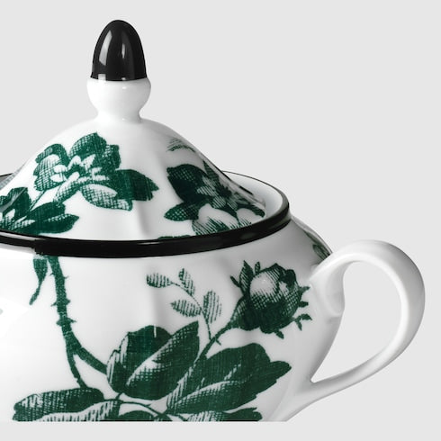 Green Herbarium Sugar Bowl - Green