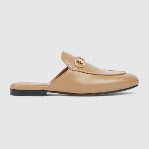 Women's Princetown slipper - beige leather