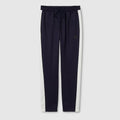 Technical jersey sportswear pants - blue and white