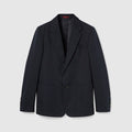 GG cotton gabardine jacquard jacket - dark blue