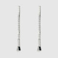 Chiodo long earrings - 925 sterling silver