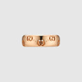 Icon 18k GG thin ring - 18k rose gold
