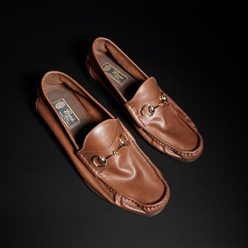 Men's Gucci Lugano loafer - brown leather