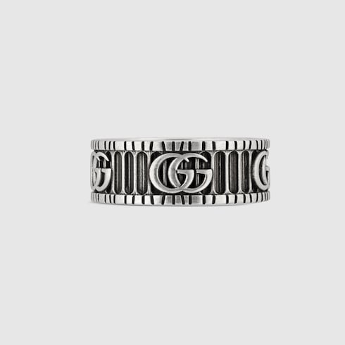 925 Sterling Silver Ring With Double G