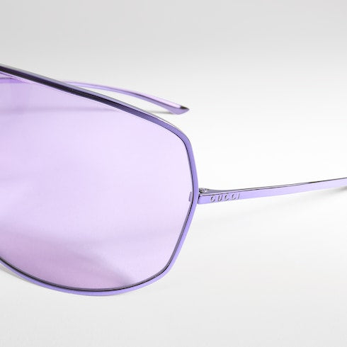 Mask frame sunglasses - purple