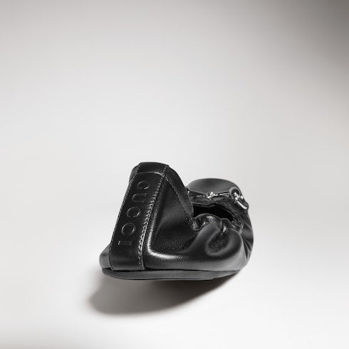 Women's Prima ballet flat - black leather