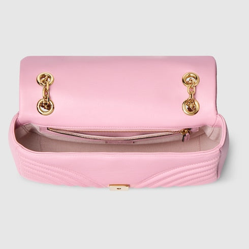 GG Marmont medium shoulder bag - light pink leather
