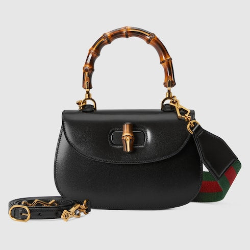 Gucci Bamboo 1947 small bag - black leather
