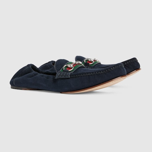Men's Horsebit 1953 loafer - dark blue suede