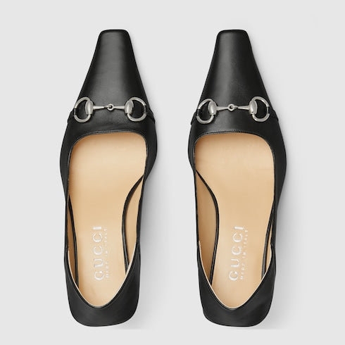 Women's Vittoria pump - black leather