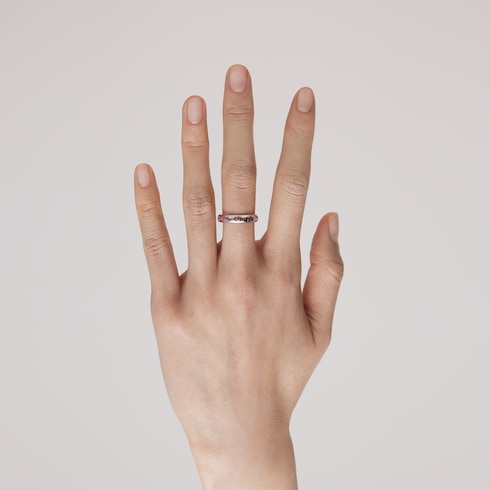 Icon 18k GG ring - 18k white gold