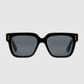 Rectangular frame sunglasses - black acetate