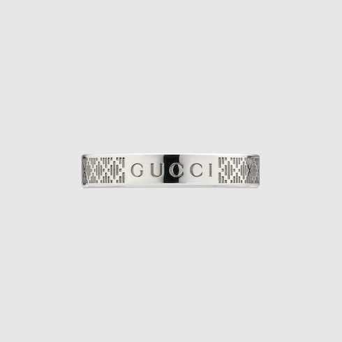 Gucci Diamante thin ring - 925 sterling silver