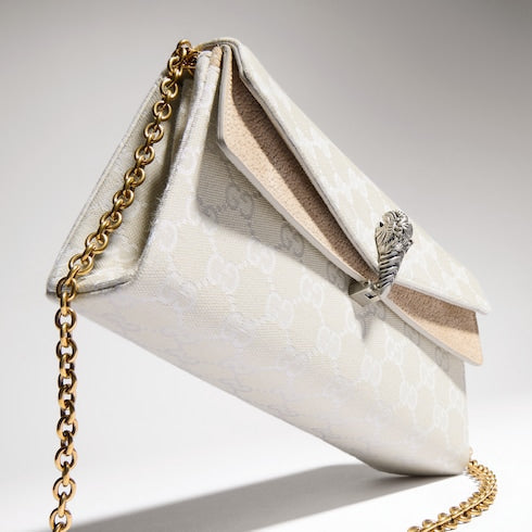 Dionysus small shoulder bag - ivory GG canvas