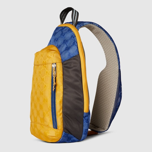 Children's GG nylon backpack - multicolor GG nylon