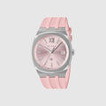 Gucci 25H watch, 36mm - pink rubber