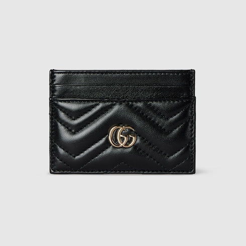 GG Marmont card case - black leather