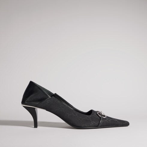 Women's Vittoria pump - black GG canvas