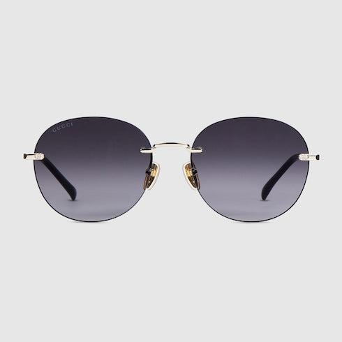 Specialized fit frameless sunglasses - gold