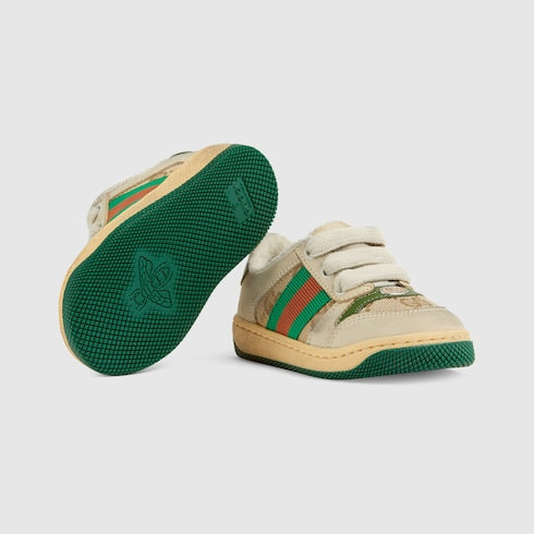 Toddler Screener sneaker - butter leather