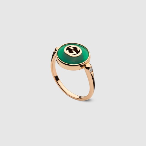 Gucci Interlocking 18k ring - 18k rose gold