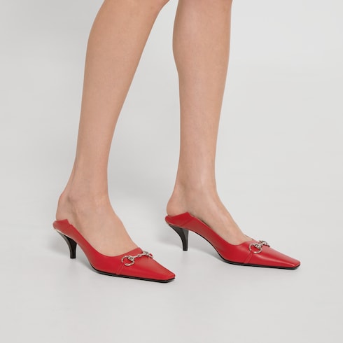 Women's Vittoria pump - red leather