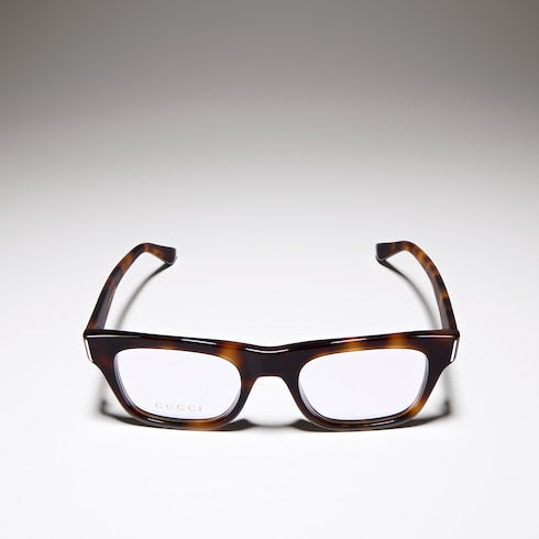 Rectangular optical frame - brown tortoiseshell