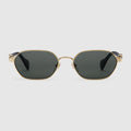 Round-frame sunglasses - yellow gold-toned metal