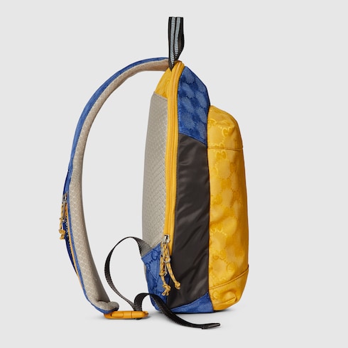 Children's GG nylon backpack - multicolor GG nylon