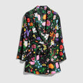 Printed silk shirt - multicolor