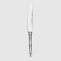 Knives with bamboo motif, set of two - silver-plated brass