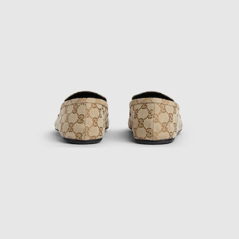 Women's Ragazzo loafer - sand GG canvas