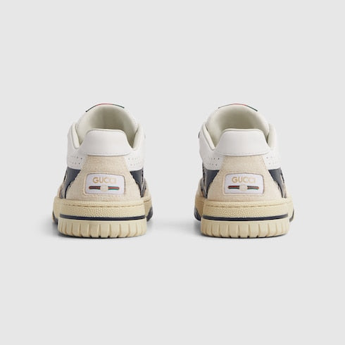 Children's Gucci Re-Web sneaker - white leather