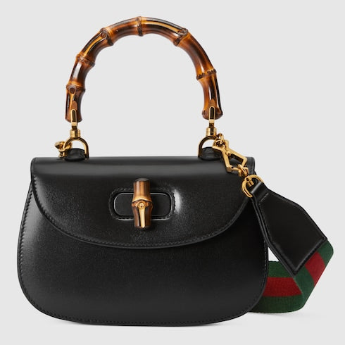 Gucci Bamboo 1947 small bag - black leather