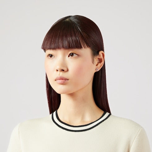gold earrings - Gucci Interlocking 18k white