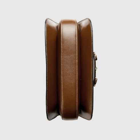 GG Supreme / Brown Gucci 1955 Horsebit Shoulder Bag - GG Supreme / Brown