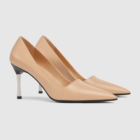 Women's Bombshell pump - beige leather