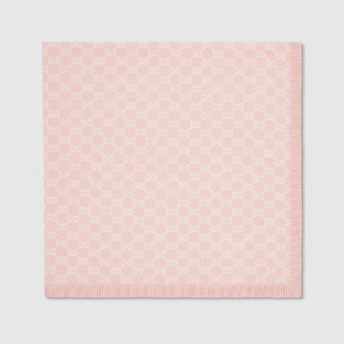 Baby GG wool blanket - light pink