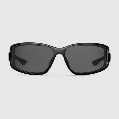 Rectangular frame sunglasses - black