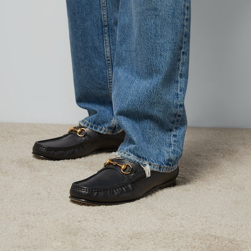 Black Leather 1953 Horsebit Loafer