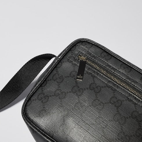 Gucci Essence Classic mini bag - black GG canvas