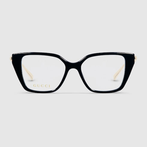 Cat eye optical frame - black
