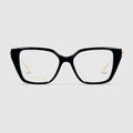 Cat eye optical frame - black