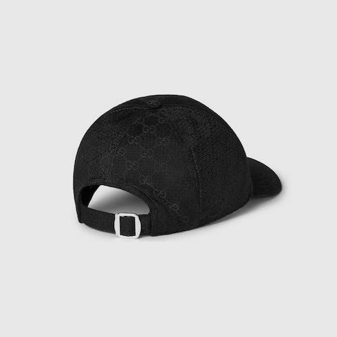 GG ripstop baseball hat - black