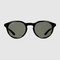 Round frame sunglasses - black