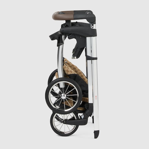 Gucci Stroller - beige and ebony GG canvas