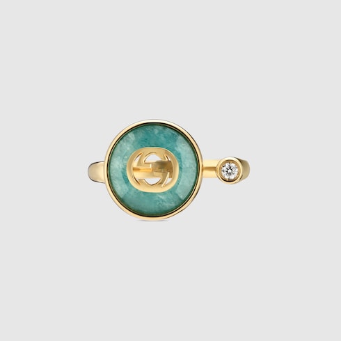 Gucci Interlocking 18k ring - 18k yellow gold