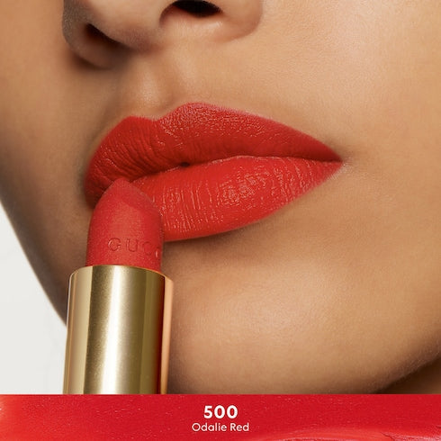 120 Sonia Light Beige, Rouge à Lèvres Mat Lipstick - 500 Odalie Red