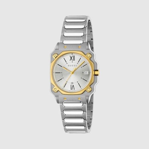 G-Flat watch, 30mm - steel