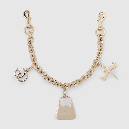 Chain bag charm - Rosso Ancora red enamel